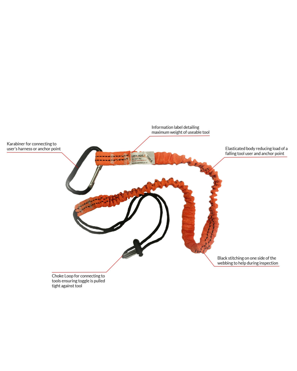 Elasticated Tool Lanyard
