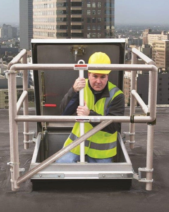 Bilco Ladder Up Safety Post - Black PPC