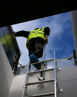 Bilco Ladder Up Safety Post - Black PPC