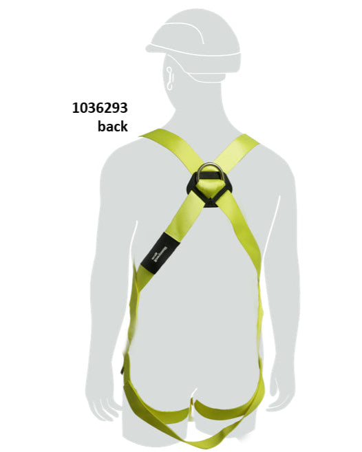 Rear View of H100 Single Point Harness