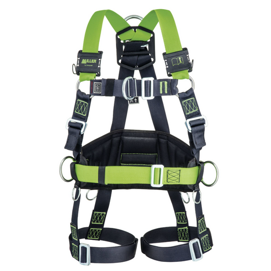 Miller H-Design BodyFit with work positioning belt.