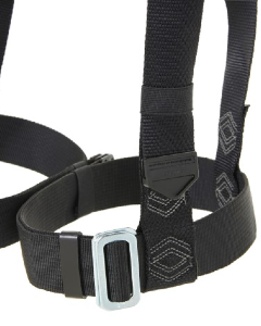 Buckle on MILLER H500 Two Point Harness - Industry Standard with Standard Buckles