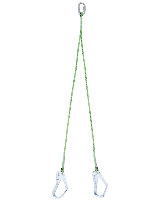 Miller Twin Tail Rope Restraint Lanyards with 55m Steel Scaffold Hooks