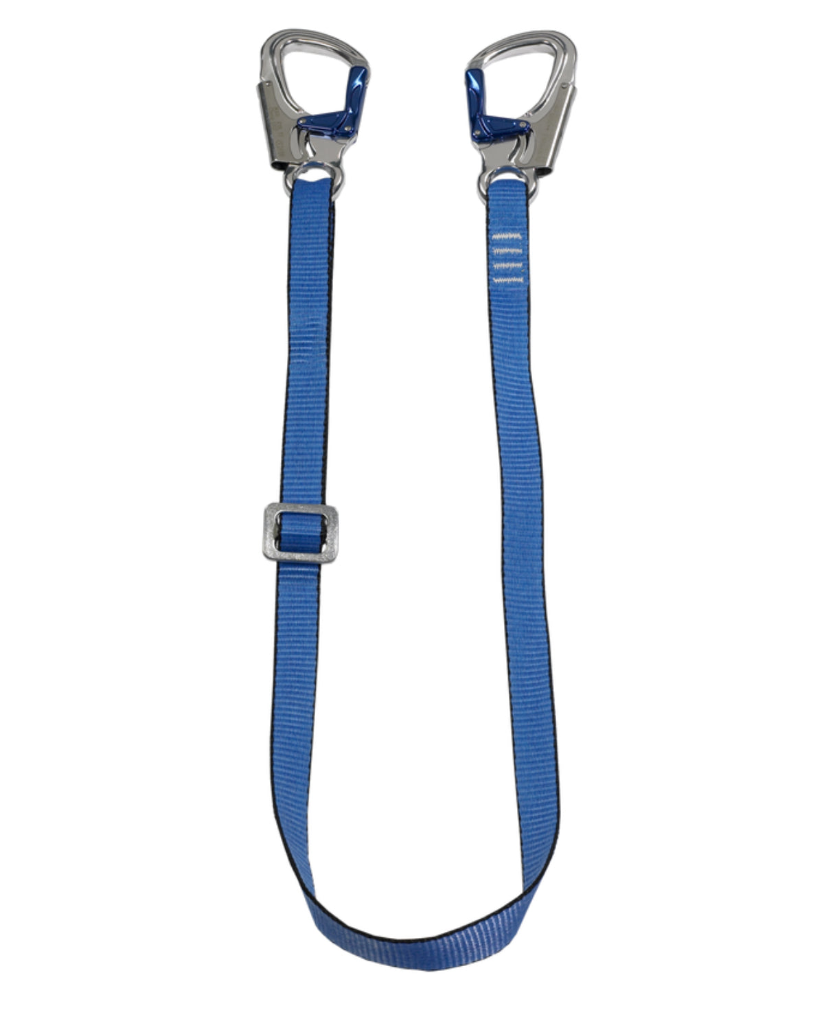 IKAR Adjustable Restraint Webbing Lanyard with Snap Hooks